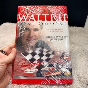 Darrell Waltrip One-on-One NASCAR Faith Finish Line Hardcover Book New Sealed